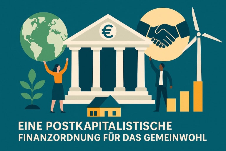 Gemeinsam für eine neue Welt, ohne Kapitalismus und Geldgier.